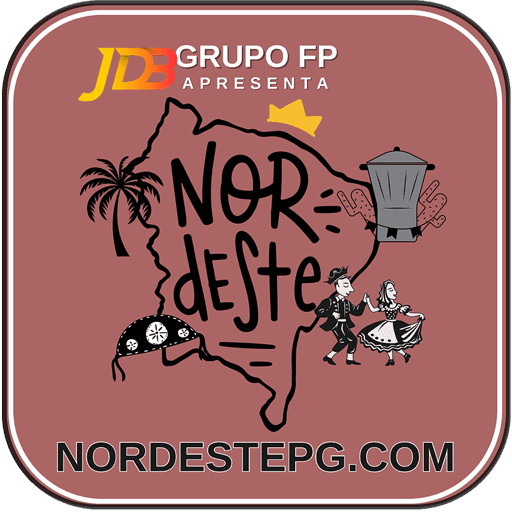 Interface da plataforma nordestepg mostrando slots populares e bônus de boas-vindas